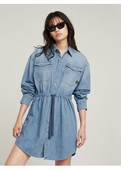G-Star Sukienka dżinsowa w kolorze błękitnym ze sklepu Limango Polska w kategorii Sukienki - zdjęcie 188618382