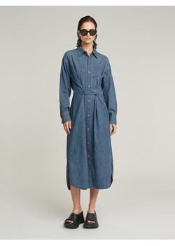 G-Star Sukienka dżinsowa w kolorze niebieskim ze sklepu Limango Polska w kategorii Sukienki - zdjęcie 188618403