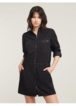 G-Star Sukienka dżinsowa w kolorze czarnym ze sklepu Limango Polska w kategorii Sukienki - zdjęcie 188618452