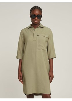 G-Star Sukienka w kolorze khaki ze sklepu Limango Polska w kategorii Sukienki - zdjęcie 188618473