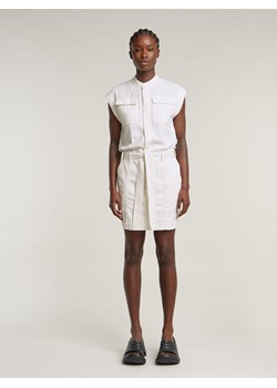 G-Star Sukienka w kolorze białym ze sklepu Limango Polska w kategorii Sukienki - zdjęcie 188618584