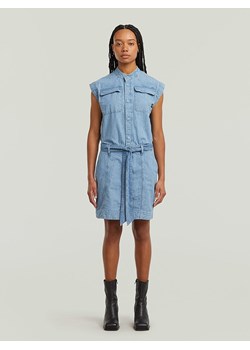 G-Star Sukienka dżinsowa w kolorze błękitnym ze sklepu Limango Polska w kategorii Sukienki - zdjęcie 188618591