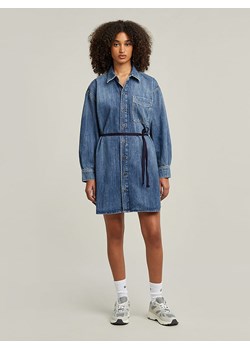 G-Star Sukienka dżinsowa w kolorze niebieskim ze sklepu Limango Polska w kategorii Sukienki - zdjęcie 188618652