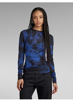 G-Star Koszulka w kolorze czarno-niebieskim ze sklepu Limango Polska w kategorii Bluzki damskie - zdjęcie 188619694