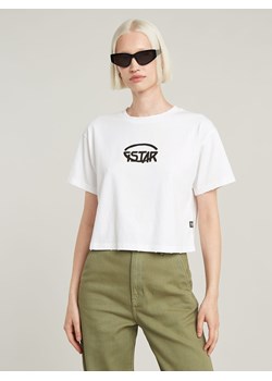 G-Star Koszulka w kolorze białym ze sklepu Limango Polska w kategorii Bluzki damskie - zdjęcie 188620041