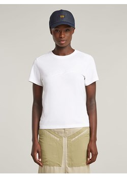 G-Star Koszulka w kolorze białym ze sklepu Limango Polska w kategorii Bluzki damskie - zdjęcie 188620062