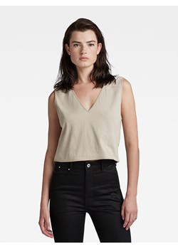 G-Star Top w kolorze beżowym ze sklepu Limango Polska w kategorii Bluzki damskie - zdjęcie 188620282