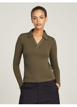 G-Star Koszulka polo w kolorze khaki ze sklepu Limango Polska w kategorii Bluzki damskie - zdjęcie 188620684