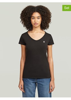 G-Star Koszulki (2 szt.) w kolorze czarnym ze sklepu Limango Polska w kategorii Bluzki damskie - zdjęcie 188620770