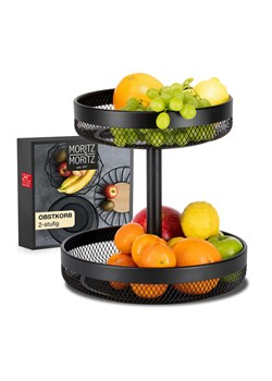 Moritz &amp; Moritz Etażerka w kolorze czarnym - wys. 30 cm ze sklepu Limango Polska w kategorii Misy i tace dekoracyjne - zdjęcie 188622361