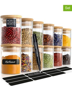 Moritz &amp; Moritz 37-częściowy zestaw w kolorze beżowym do przypraw ze sklepu Limango Polska w kategorii Młynki do soli i pieprzu - zdjęcie 188622484