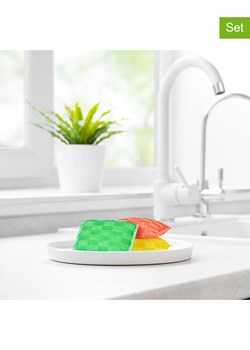 Clia Gąbki czyszczące (3 szt.) "Clia Genie" w różnych kolorach - 22 x 13,5 cm ze sklepu Limango Polska w kategorii Akcesoria kuchenne - zdjęcie 188622670