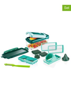 Nicer Dicer 13-częściowy zestaw "Nicer Dicer Fusion Smart" w kolorze zielonym ze sklepu Limango Polska w kategorii Akcesoria kuchenne - zdjęcie 188622910