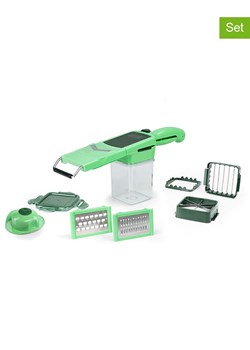 Nicer Dicer 12-częściowy zestaw "Nicer Dicer Quick Professional" w kolorze zielonym ze sklepu Limango Polska w kategorii Akcesoria kuchenne - zdjęcie 188622932