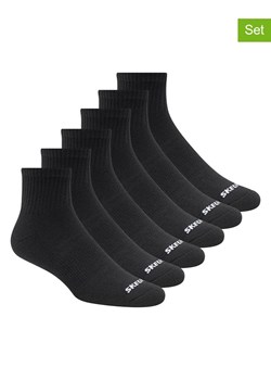 Skechers Skarpety (6 par) w kolorze czarnym ze sklepu Limango Polska w kategorii Skarpetki męskie - zdjęcie 188623071