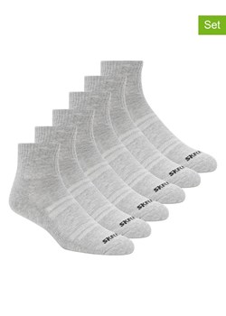 Skechers Skarpety (6 par) w kolorze szarym ze sklepu Limango Polska w kategorii Skarpetki męskie - zdjęcie 188623073