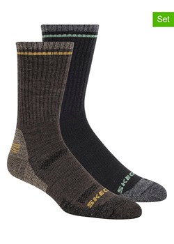 Skechers Skarpety (2 pary) w kolorze brązowym ze sklepu Limango Polska w kategorii Skarpetki męskie - zdjęcie 188623140