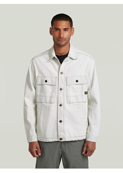 G-Star Kurtka koszulowa w kolorze białym ze sklepu Limango Polska w kategorii Kurtki męskie - zdjęcie 188623981