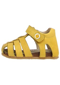 Naturino Skórzane półsandały "Alb" w kolorze żółtym ze sklepu Limango Polska w kategorii Sandały dziecięce - zdjęcie 188625142