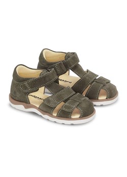 Bundgaard Skórzane półsandały "Sofus" w kolorze khaki ze sklepu Limango Polska w kategorii Sandały dziecięce - zdjęcie 188625972