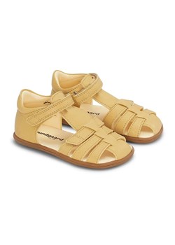 Bundgaard Skórzane półsandały "Rox" w kolorze żółtym do chodzenia na boso ze sklepu Limango Polska w kategorii Sandały dziecięce - zdjęcie 188625981