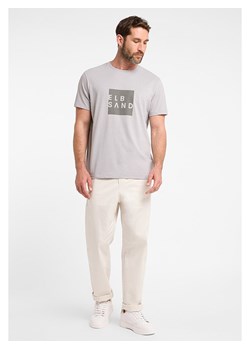 ELBSAND Koszulka "Timu" w kolorze beżowym ze sklepu Limango Polska w kategorii T-shirty męskie - zdjęcie 188629073