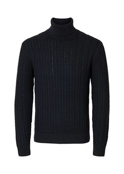 SELECTED HOMME Golf w kolorze granatowym ze sklepu Limango Polska w kategorii Swetry męskie - zdjęcie 188629590