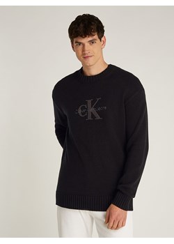 Calvin Klein Sweter w kolorze czarnym ze sklepu Limango Polska w kategorii Swetry męskie - zdjęcie 188629594