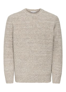ONLY &amp; SONS Sweter "Bay" w kolorze beżowym ze sklepu Limango Polska w kategorii Swetry męskie - zdjęcie 188630070