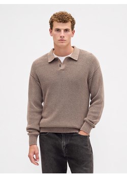 GAP Sweter w kolorze szarobrązowym ze sklepu Limango Polska w kategorii Swetry męskie - zdjęcie 188630221