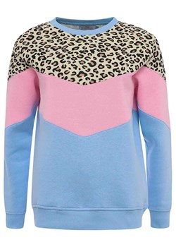 Zwillingsherz Bluza "Konny" w kolorze błękitno-jasnoróżowym ze sklepu Limango Polska w kategorii Bluzy damskie - zdjęcie 188630411