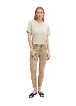 Tom Tailor Dżinsy - Skinny fit - w kolorze beżowym ze sklepu Limango Polska w kategorii Jeansy damskie - zdjęcie 188630473