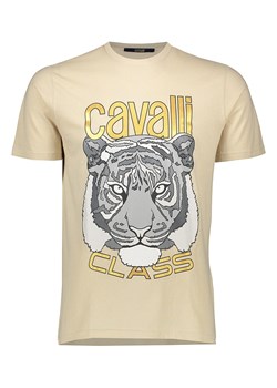 cavalli CLASS Koszulka w kolorze beżowym ze sklepu Limango Polska w kategorii T-shirty męskie - zdjęcie 188630582