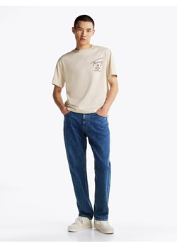 TOMMY JEANS Koszulka w kolorze beżowym ze sklepu Limango Polska w kategorii T-shirty męskie - zdjęcie 188630733