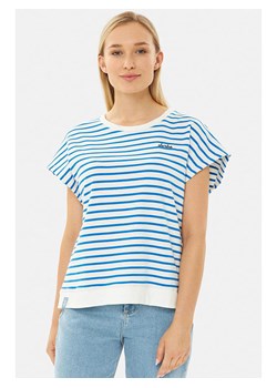 Derbe Koszulka w kolorze biało-niebieskim ze sklepu Limango Polska w kategorii Bluzki damskie - zdjęcie 188631043