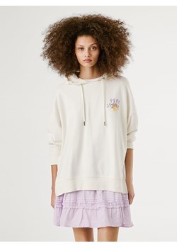Pepe Jeans Bluza "Angy" w kolorze białym ze sklepu Limango Polska w kategorii Bluzy damskie - zdjęcie 188631111