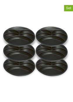 Stöckli Talerze (6 szt.) w kolorze czarnym do fondue - Ø 26 cm ze sklepu Limango Polska w kategorii Naczynia - zdjęcie 188632030