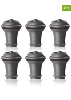 Vacu Vin Korki (6 szt.) w kolorze szarym do wina ze sklepu Limango Polska w kategorii Naczynia - zdjęcie 188632063