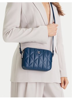 Calvin Klein Torebka Quilted Double Zip Camera Bag LV04F3328G Niebieski ze sklepu MODIVO w kategorii Listonoszki - zdjęcie 188632250