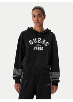 Guess Bluza V6RQ02 KCAY2 Czarny Regular Fit ze sklepu MODIVO w kategorii Bluzy damskie - zdjęcie 188632260