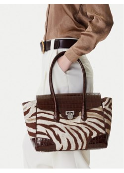 LAUREN RALPH LAUREN Torebka 431969469001 Brązowy ze sklepu MODIVO w kategorii Torby Shopper bag - zdjęcie 188632353