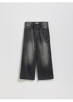 Reserved - Jeansy baggy - czarny ze sklepu Reserved w kategorii Spodnie chłopięce - zdjęcie 188633074
