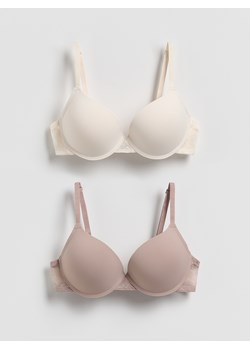 Reserved - Biustonosz push up 2 pack - brązowy ze sklepu Reserved w kategorii Biustonosze - zdjęcie 188633140