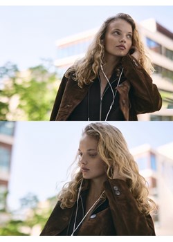 Reserved - Oversizowa bluza - ciemnobrązowy ze sklepu Reserved w kategorii Bluzy damskie - zdjęcie 188633530