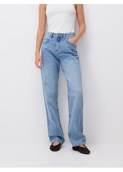 Reserved - Jeansy straight - niebieski ze sklepu Reserved w kategorii Jeansy damskie - zdjęcie 188633583