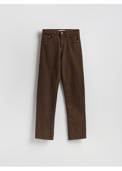 Reserved - Jeansy straight - dark grey jeans ze sklepu Reserved w kategorii Jeansy damskie - zdjęcie 188633591