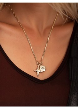 Sinsay - Naszyjnik z zawieszkami - złoty ze sklepu Sinsay w kategorii Naszyjniki - zdjęcie 188634012