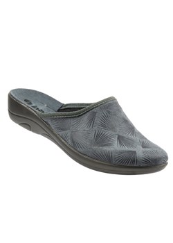 Damskie kapcie Inblu 5D-27 szare z geometrycznym wzorem ze sklepu ulubioneobuwie w kategorii Kapcie damskie - zdjęcie 188634094