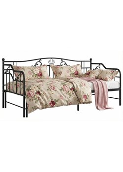 Czarne Metalowe Łóżko Rozkładane 90X200 Cm M8-P05 ze sklepu Edinos.pl w kategorii Łóżka i materace - zdjęcie 188634333