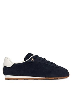 Tommy Hilfiger Sneakersy Th Bella Low Runner Suede FW0FW09189 Granatowy ze sklepu MODIVO w kategorii Buty sportowe damskie - zdjęcie 188635870
